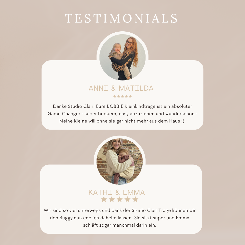 BOBBIE Kleinkindtrage