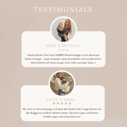 BOBBIE Kleinkindtrage