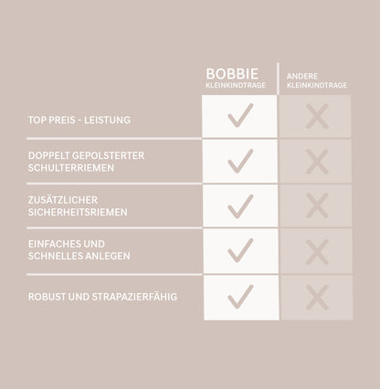 BOBBIE Kleinkindtrage
